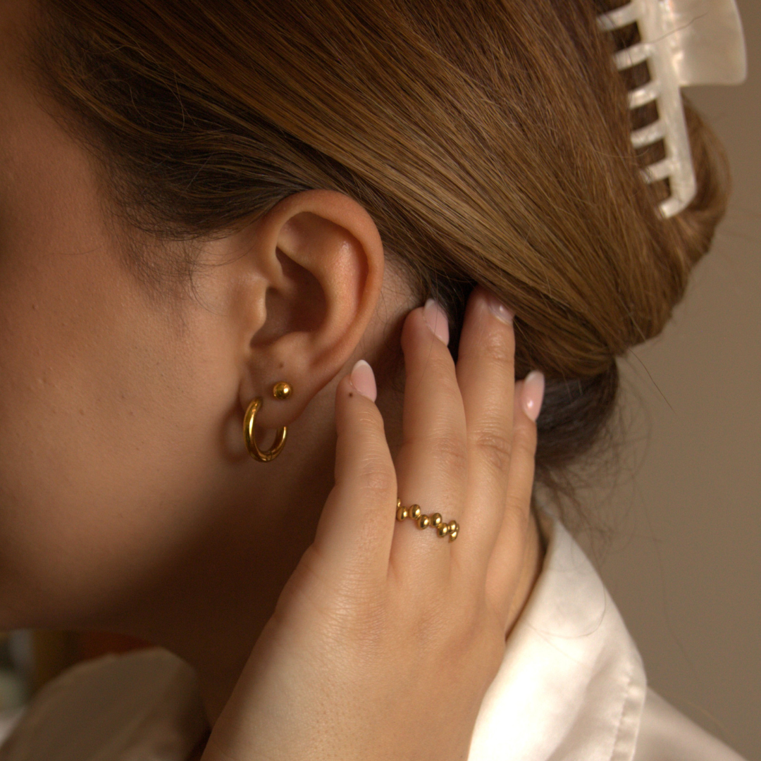PERFECT CHUNKY HOOPS EARRINGS