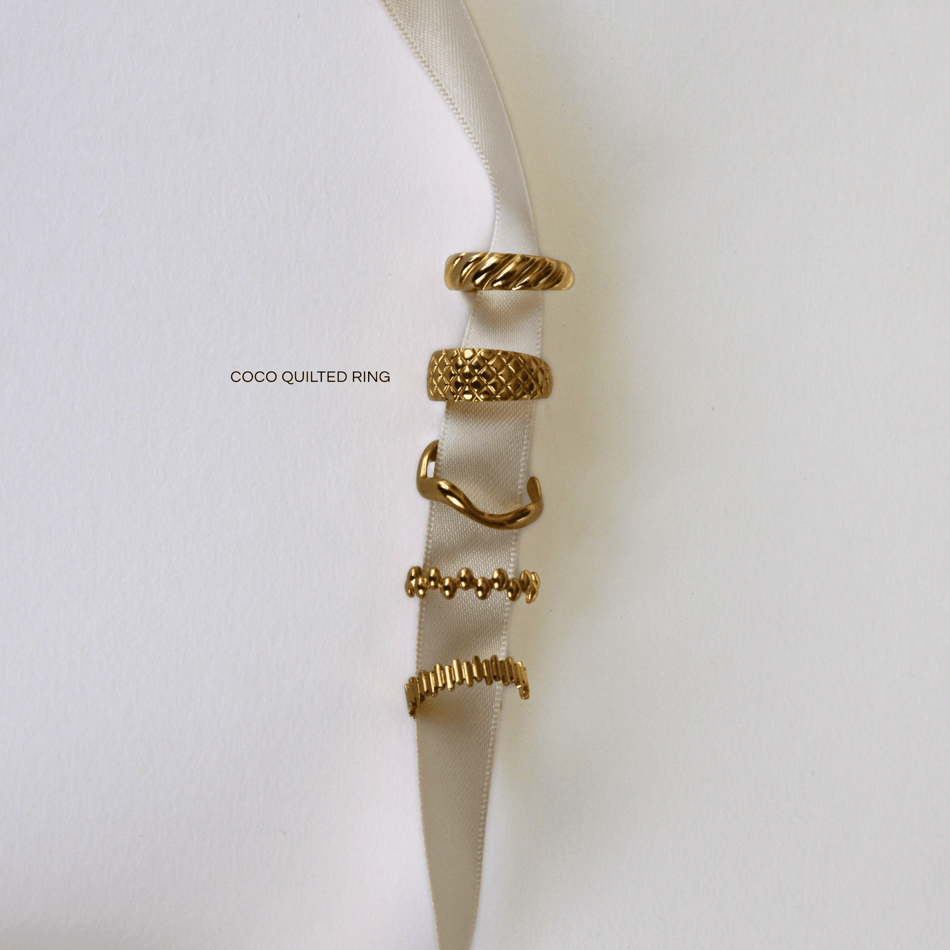 COCO QUILTED RING